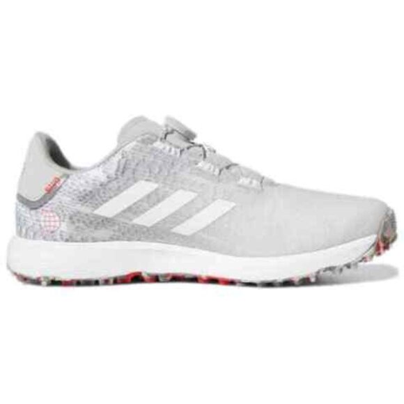 Adidas S2G BOA WIDE FIT Low Mens Spikeless Golf Shoes Grey GV9786 NEW Multi Sz - Picture 2 of 7